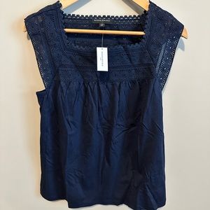 Banana Republic Knit/Lace Top